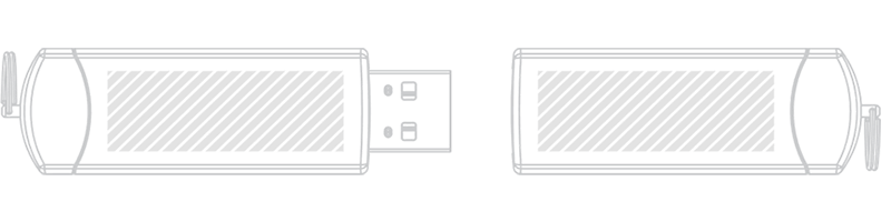 USB stick Zeefdruk USB stick Zeefdruk