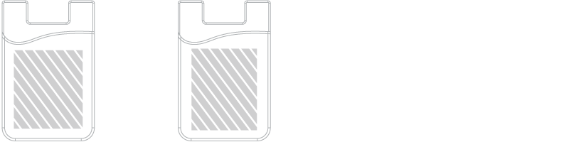 Smartphone Wallet Zeefdruk Smartphone Wallet Zeefdruk